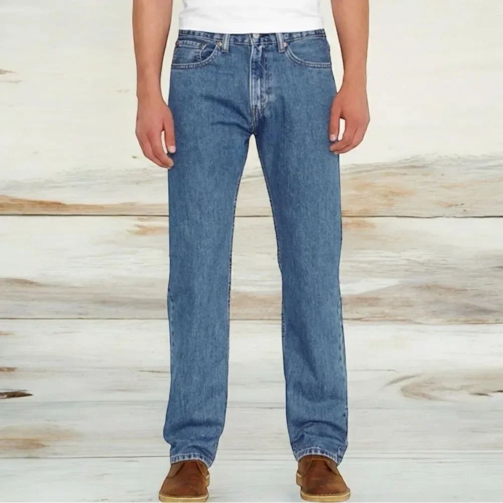 Levi’s Men’s 505 Denim Straight Leg Jeans Size 42x30